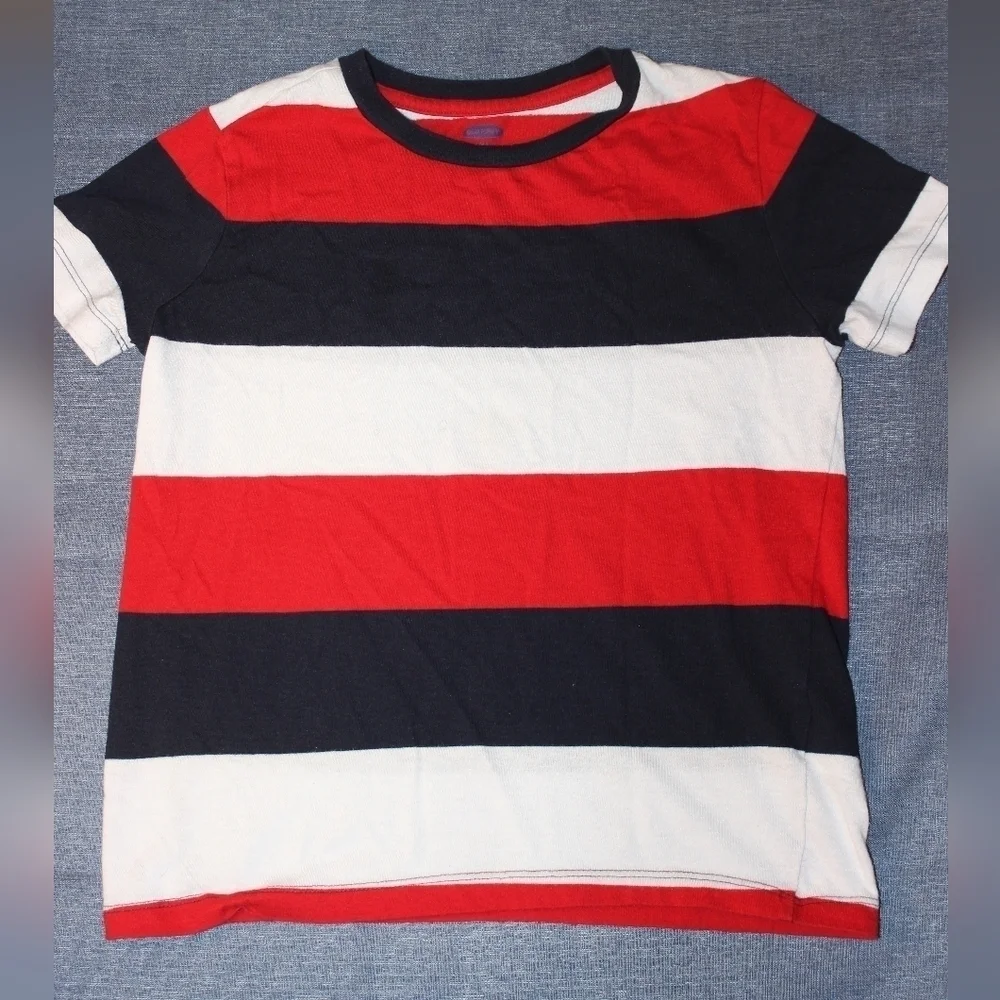 OLD Navy Boys Short Sleeves Tshirt Camouflage and Stripes Bundle